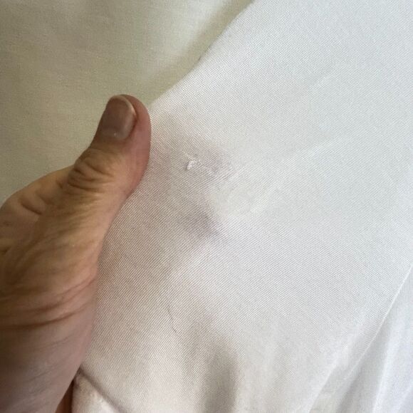 L'AGENCE NWT Remy White Modal Crewneck Short Sleeve T-Shirt Size XL - Picture 10 of 12
